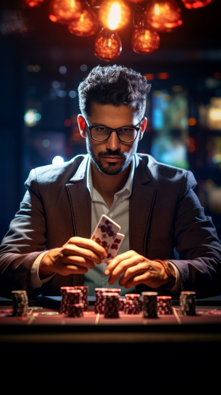 Studio live dealer Speed Baccarat di fajartoto dengan tampilan multi-kamera
